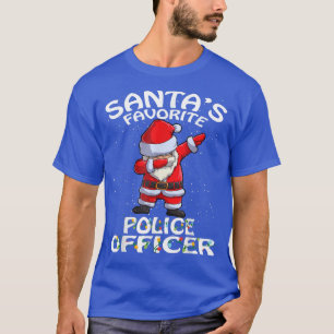 Camiseta Papais noeis Favoritos Policiais no Natal