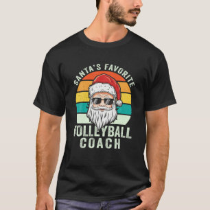 Camiseta Papais noeis Favoritos Treinador de Voleibol Feliz