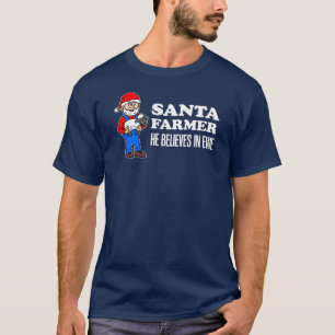 Camiseta Papais noeis: Fazendeiro Acredita Em Ewe Pun