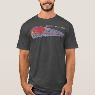 Camiseta Papais noeis Fe F3 Set 1948 Carbody Locomotive Tra