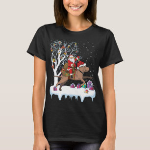 Camiseta Papais noeis Feios Andando No Cristo Americano Tou