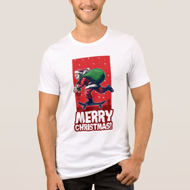 Camiseta Papais noeis Feliz de Natal | Feriados (Frente)