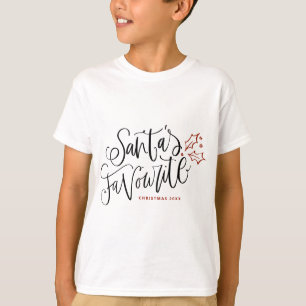 Camiseta Papais noeis Festivos Favoritos Letoração do Natal