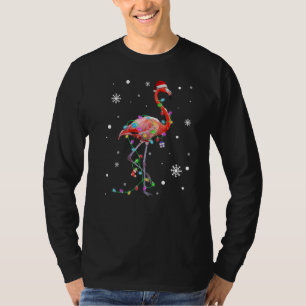 Camiseta Papais noeis Flamingo Tree Light Pajama Correspond