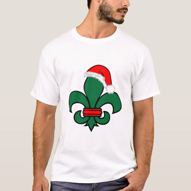 Camiseta Papais noeis Fleur De Lis (Frente)