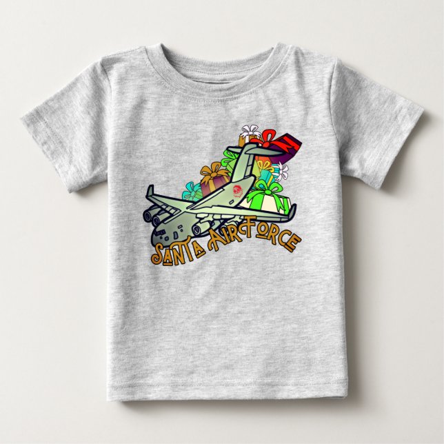 Camiseta Papais noeis, Força Aérea, Exército (Frente)