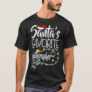 Camiseta Papais noeis Fotógrafo Favorito Luzes de Natal San