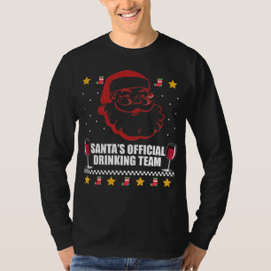 Camiseta Papais noeis Fotógrafo Favorito Suor de Natal Feio