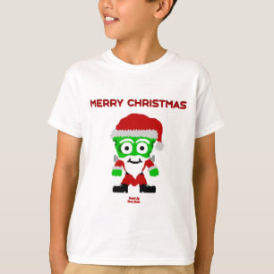 Camiseta Papais noeis FrankenCheese Boys White Basic T Shir