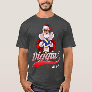 Camiseta Papais noeis G de Voleibol de Natal de Praia
