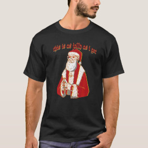 Camiseta Papais noeis Góticos De Natal Assustadores Isto É