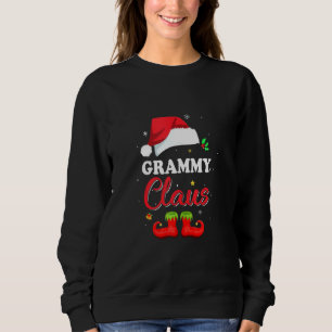 Camiseta Papais noeis Grammy Claus Combinação de pijamas da