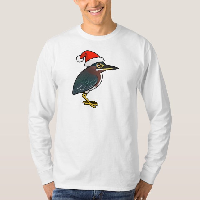 Camiseta Papais noeis Green Heron (Frente)