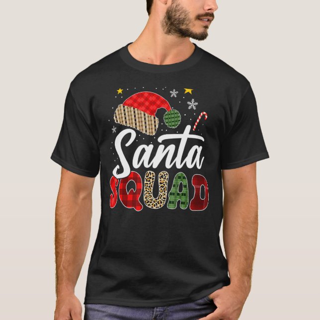 Camiseta Papais noeis - Grupo da Família Esquadrão Correspo (Frente)