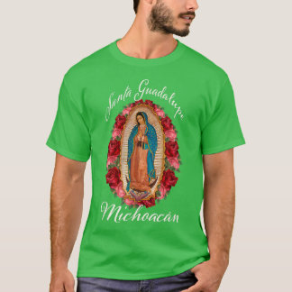 Camiseta Papais noeis Guadalupe, Santo católico do México, 