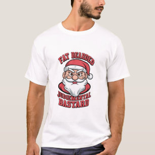 Camiseta Papais noeis Hilariantes De Bastard Judgmental De 