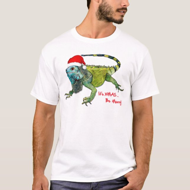 Camiseta Papais noeis Iguana (Frente)