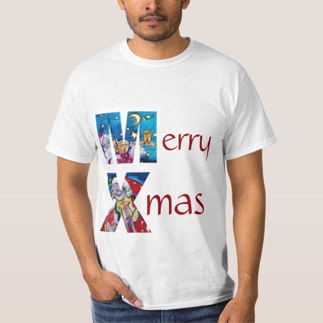 CAMISETA PAPAIS NOEIS INSPIRADOS A REPRODUZIR VIOLIN XMAS M (Frente)