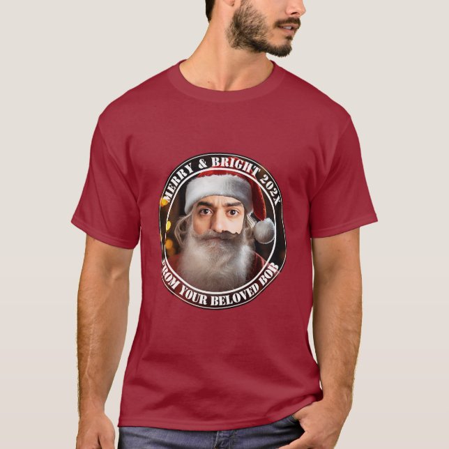 Camiseta Papais noeis instantâneos! Apenas adicione seu ros (Frente)