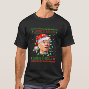 Camiseta Papais noeis Joe Biden Christmas Jingle Bells Bide