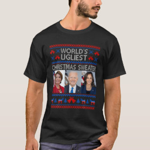 Camiseta Papais noeis Joe Biden Engraçado Mundo Mais Frio 