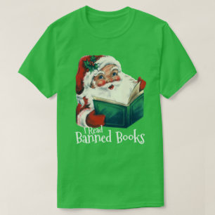 Camiseta Papais noeis Lê Livros Banidos