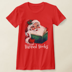 Camiseta Papais noeis Lê Livros Banidos