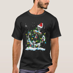 Camiseta Papais noeis Luzes de Natal Legal e Âncoras Barco