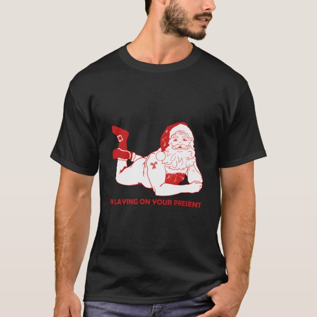 Camiseta Papais noeis Más Sujos Adultos Engraçados Marido C (Frente)