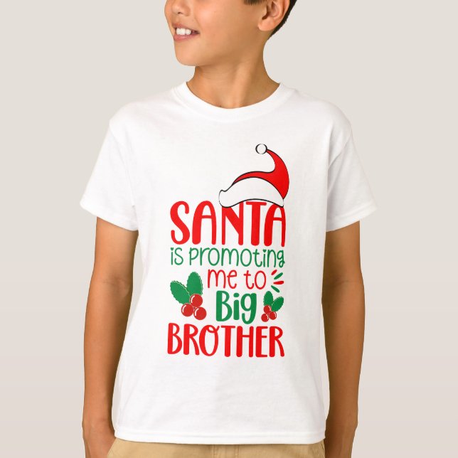 Camiseta Papais noeis me promovem ao Big Brother, Natal (Frente)