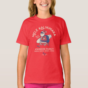 Camiseta Papais noeis Mele Kalikimaka do Havaí