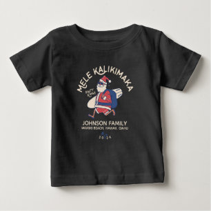 Camiseta Papais noeis Mele Kalikimaka do Havaí