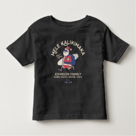 Camiseta Papais noeis Mele Kalikimaka do Havaí