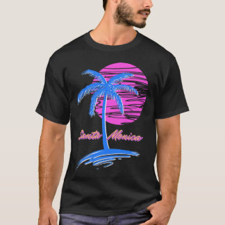 Camiseta Papais noeis Monica Beach Ulun 80s Estética Vaporw