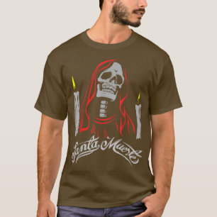CAMISETA PAPAIS NOEIS MUERTE MÉXICO SKELETON GOTHIC LADIES