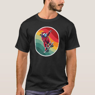 Camiseta Papais noeis - Natal - Astronauta Santa Clause Sk