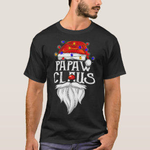 Camiseta Papais noeis Pajama da Família de Natal Papaw Clau