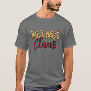 Camiseta Papais noeis Pajama da Família Natal Mama Claus