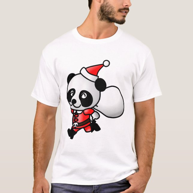 Camiseta Papais noeis Panda (Frente)