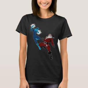 Camiseta Papais noeis Papai Noel vs Jack Frost Legal
