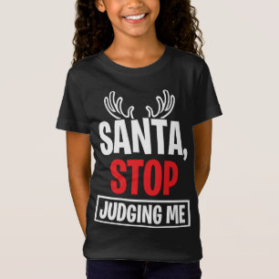 Camiseta Papais noeis param de me julgar pela Reindeer de N