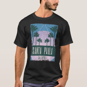 Camiseta Papais noeis Paula California CA Vintage Vaporwave