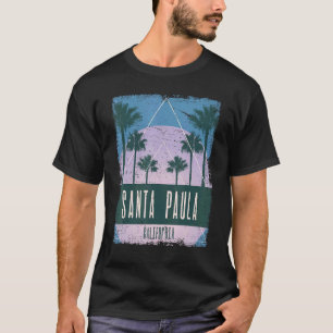 Camiseta Papais noeis Paula California CA Vintage Vaporwave