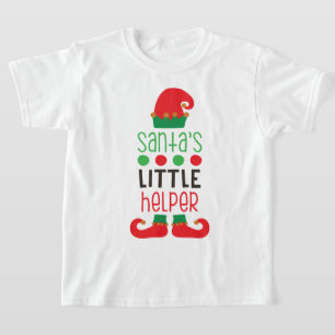 Camiseta Papais noeis Pequeno Auxiliar Natal