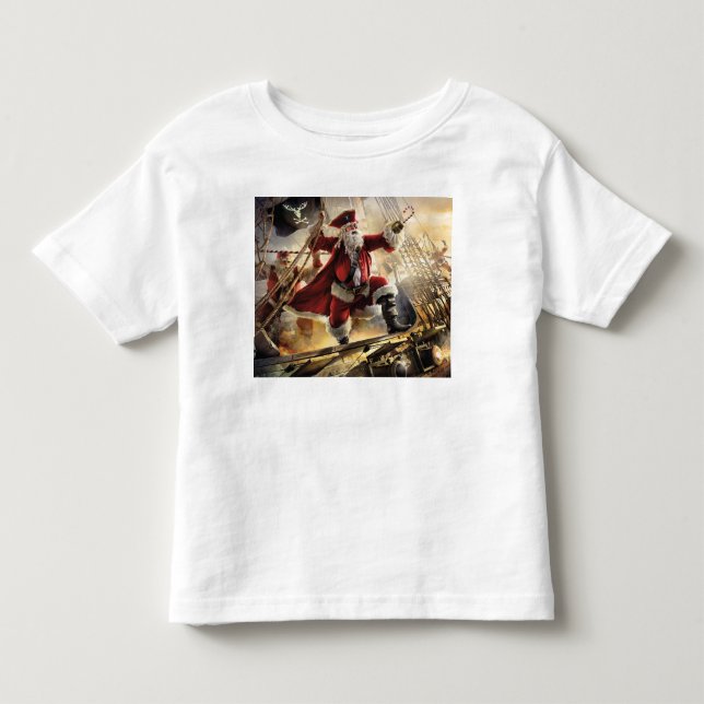 Camiseta Papais noeis piratas (Frente)