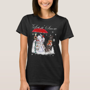 Camiseta Papais noeis Pit Bull Cachorros Cachorros Nozes Na