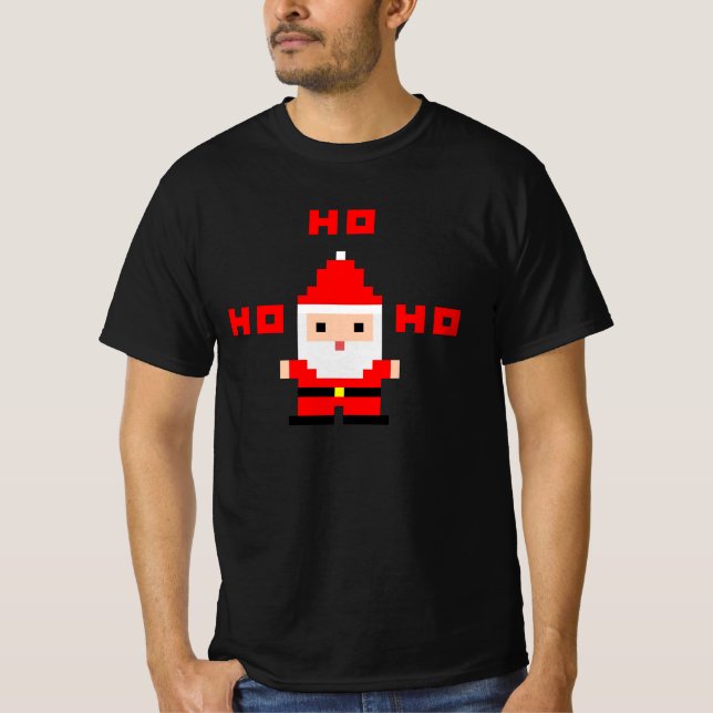 Camiseta Papais noeis Pixel Art 2 (Frente)