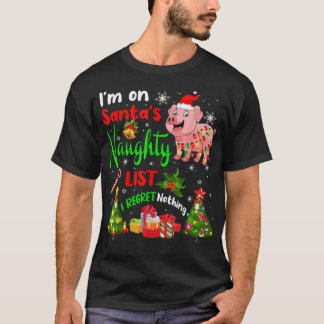 Camiseta Papais noeis Porco I está na lista travessa do Xma