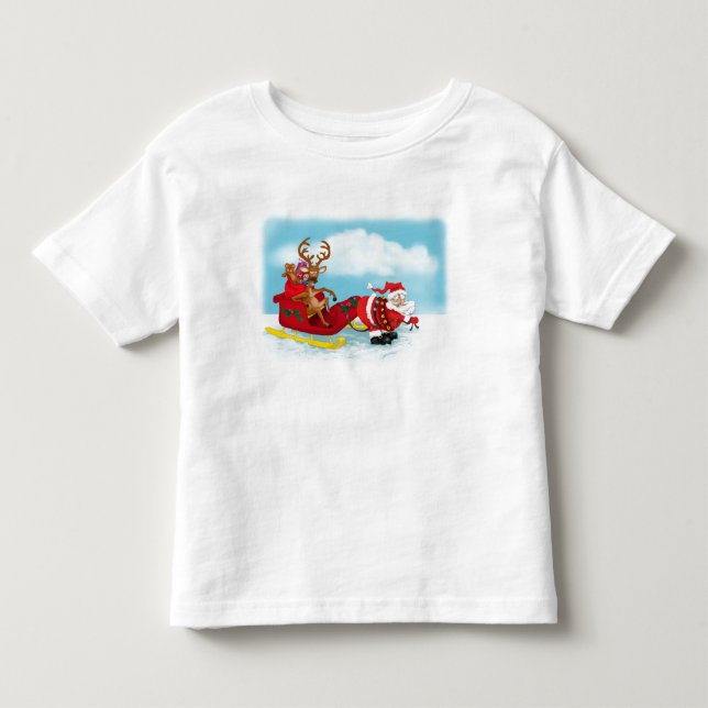 Camiseta Papais noeis Puxando a coxa (Frente)