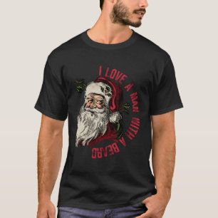 Camiseta Papais noeis Que Eu Amo Uma Barba